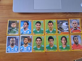 Panini WM 2010 diverse, Higuain, Marquez etc.