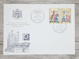 CL17 Enveloppe + Timbre Liechtenstein 1970