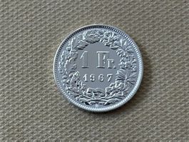 1 Fr. 1967 unzirkuliert