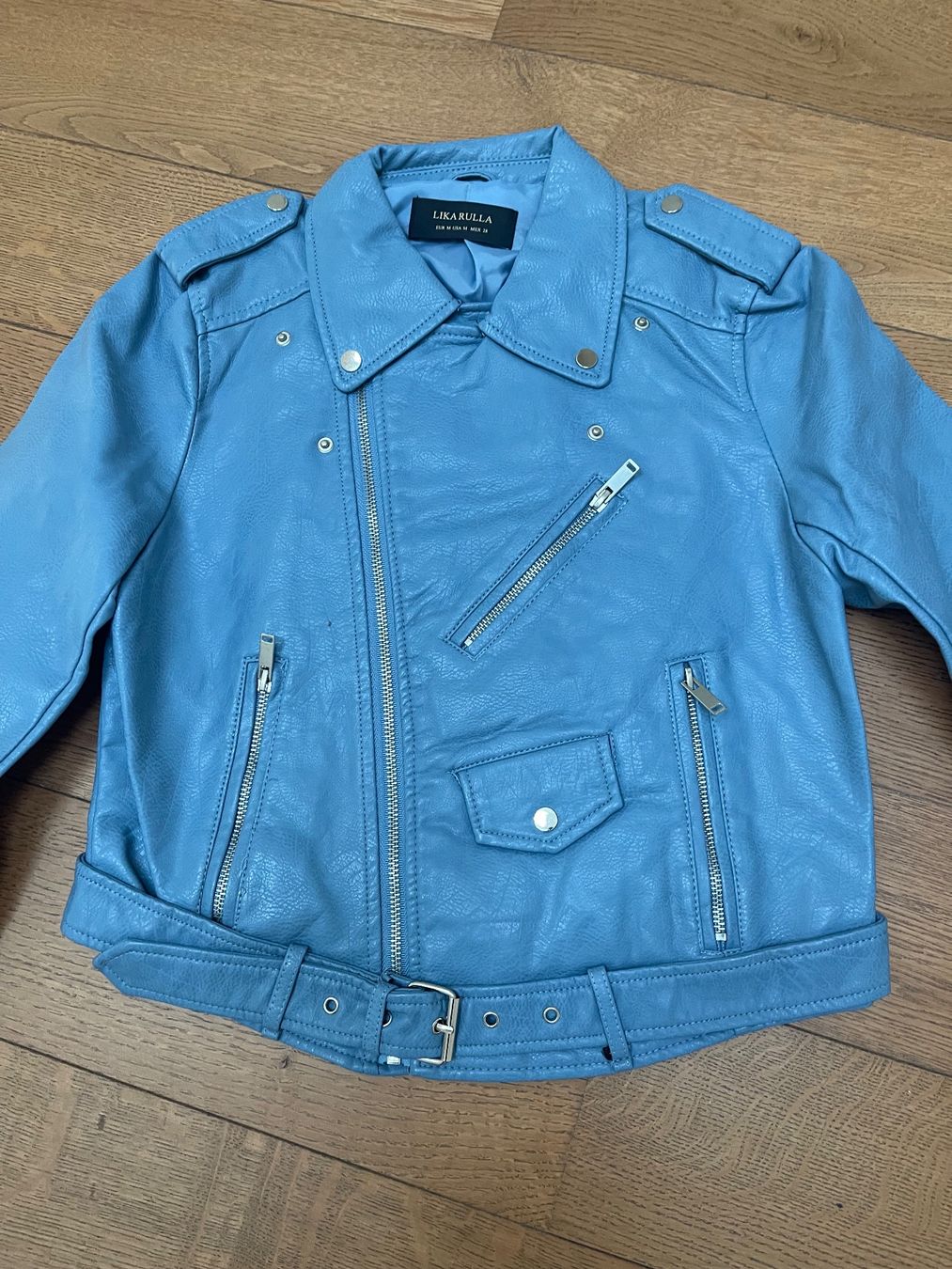Giacche: Hellblaue Neue Lederjacke in Gr L – Nuovo (secondo la descrizione) da Bassersdorf venduto da Sandy456 3