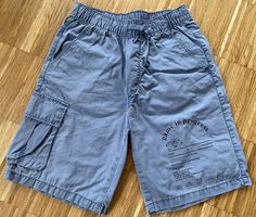 Shorts Cargo 1x blau & 1x olivgrün Gr. 140