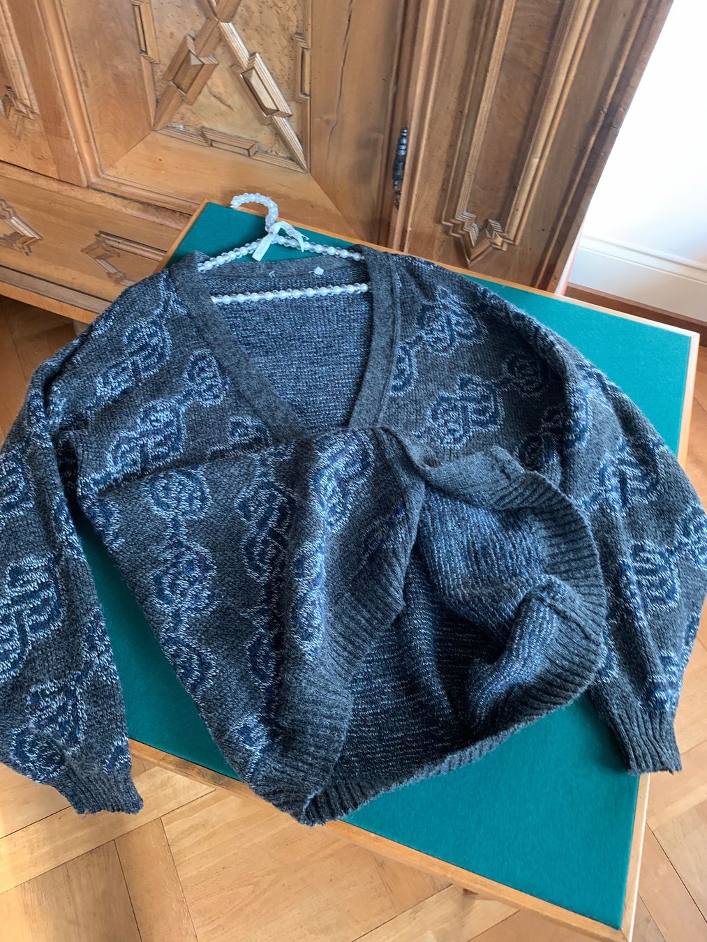 Jacken: VINTAGE`80-90 Strickjacke  Größe: L – Gebraucht aus Interlaken von Bona55 7