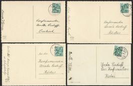 4 x KÄSTRIS Stempel Graubünden GR ( CASTRISCH ) selten