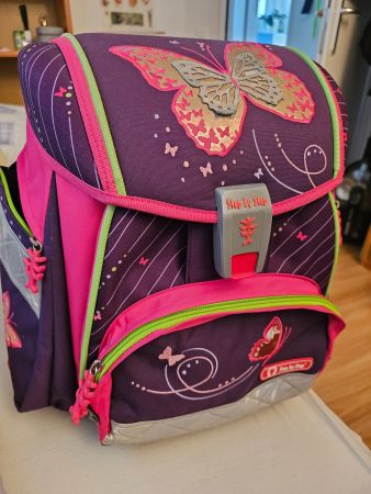 Schulthek Step by Step Mädchen lila pink 💜🦋