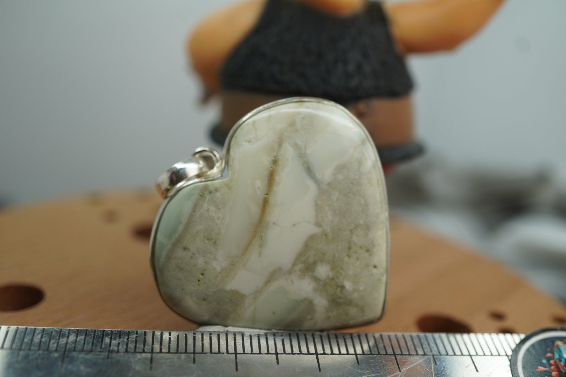 Minerali & Pietre curative: Samsonit Herz   925 Silber   Anhänger  "TOPSTONE" – Nuovo e nell'imballaggio originale da Eschenbach SG venduto da topstone 5