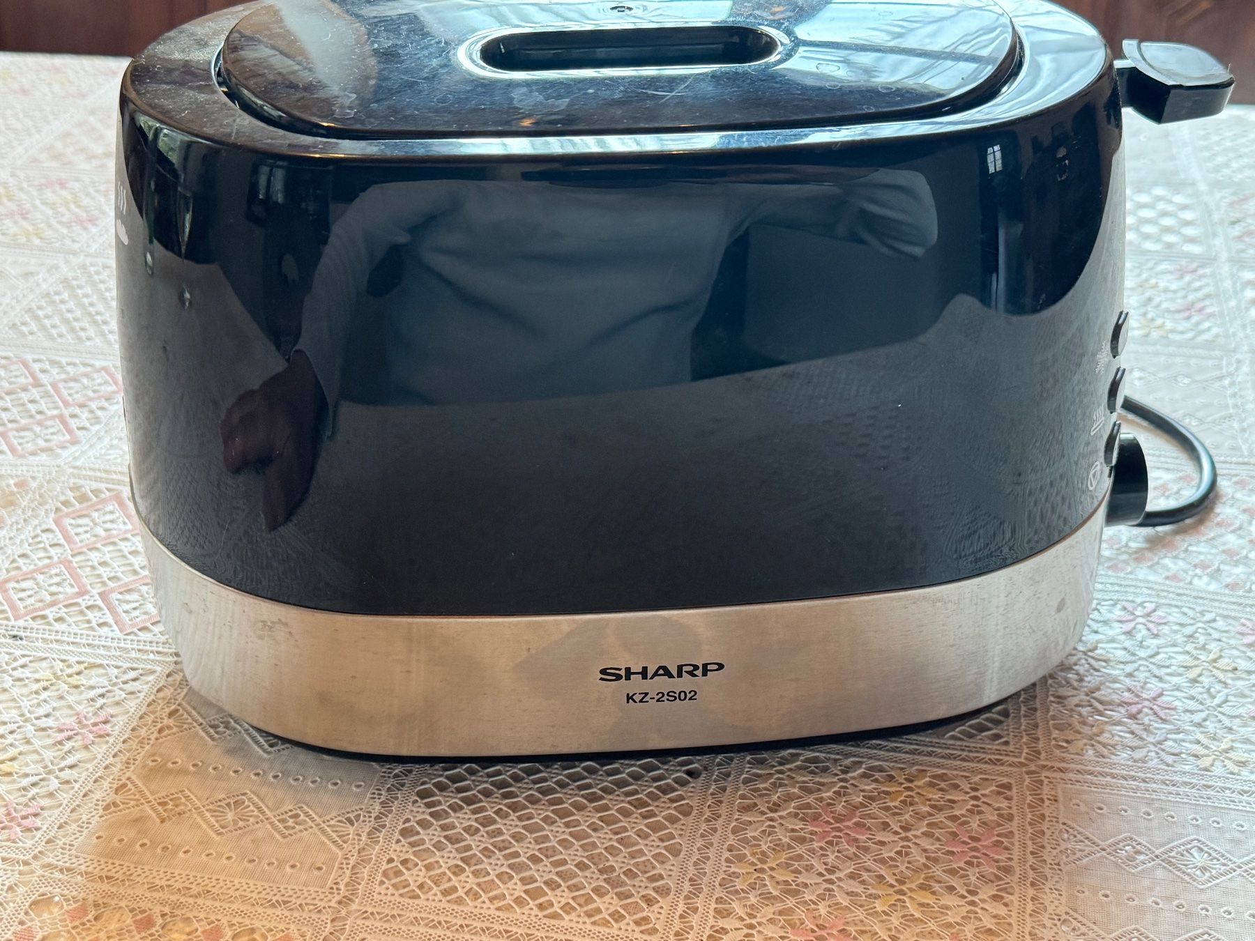 Elettrodomestici da cucina: Sharp Toaster Modell KZ-2S02 schwarz silber gebraucht – Usato da Winterthur venduto da sportdisco2 6