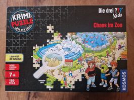 Puzzle: Die drei Fragezeichen Kids - Chaos im Zoo