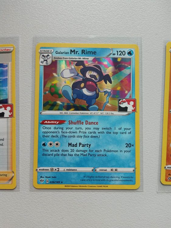 Pokemon Card Pokemon Galarian Mr. Rime V Ultra Rare Card - #049/189 From  Sword & Shield Astral Radiance Set Astral Radiance Pokmon TCG Card