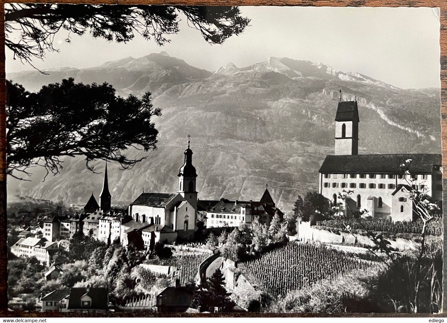 Cartoline postali: CHUR - GEGEN DEN CALANDA 1963 – Usato da Lutry venduto da Ediego