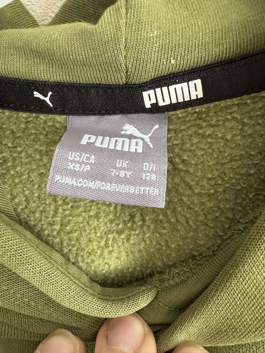 Puma Pullover & Sweatshirts: Puma Kapuzenpullover Gr. 128 Khaki  – Gebraucht aus Flumenthal von Krajan 2