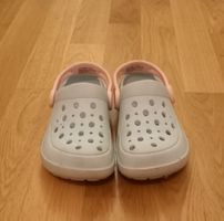 Clogs hellblau rosa Grösse 30,guter Zustand gebraucht