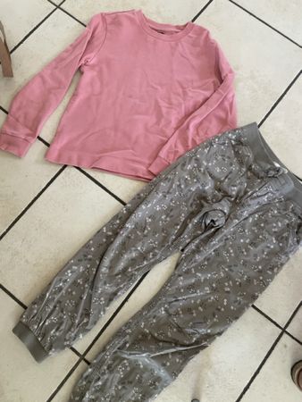 Mädchen Set OVS H&M Pullover und Thermo Hose Gr. 140 