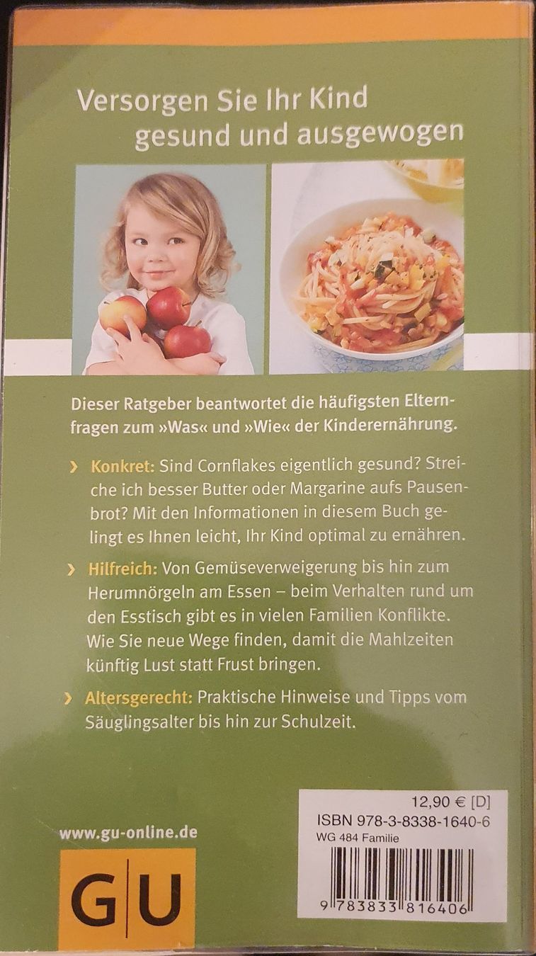Libri: Ernährungsbuch für Kinder – Usato da Rothenburg venduto da mogerlix2 1