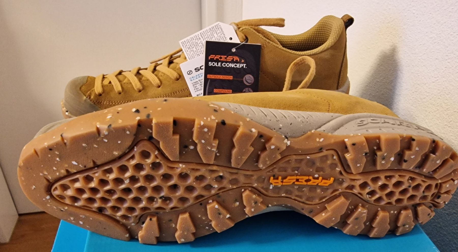 Scarpa Scarpe da uomo: Scarpa Mojito Planet Gr. 47, neu, caramel, Wanderschuhe – Nuovo e nell'imballaggio originale da Brunnen venduto da Novadis 3