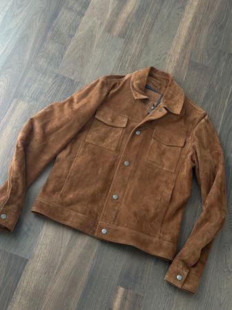 Wildlederjacke in Braun, Grösse S