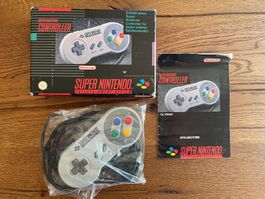 Original SNES Controller, mit OVP und Anleitung, gebraucht
