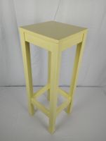 Holz-Barhocker gelb