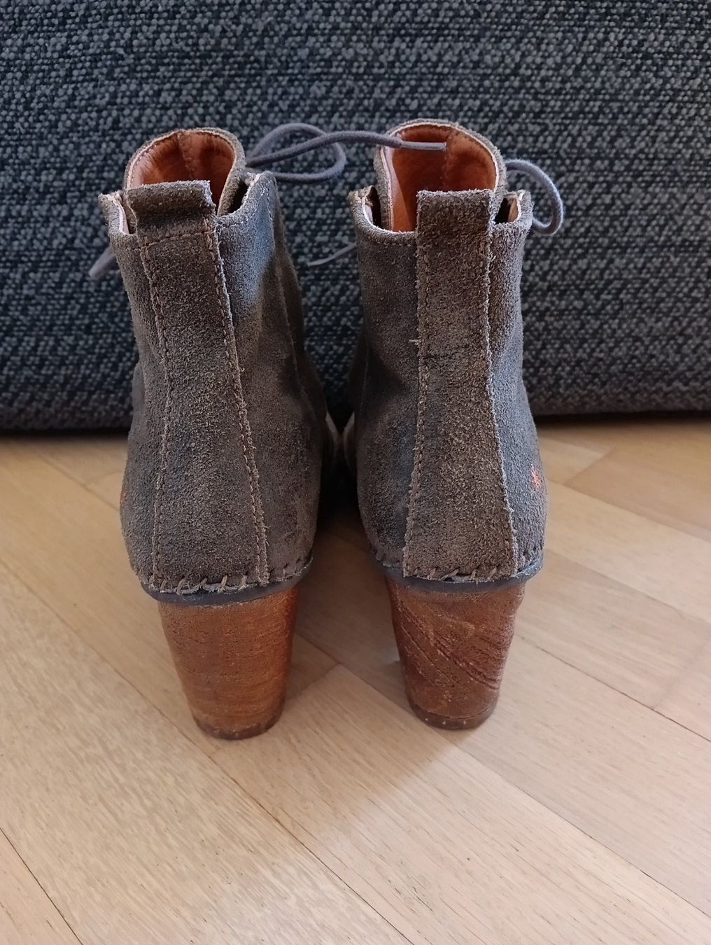 Art Damenschuhe: Bottines Art 38 en daim/talon bois – Gebraucht aus Corsier-sur-Vevey von SnomaS 3