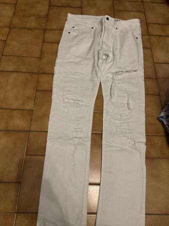 Jean blanc H&M skinny déchiré kilyan Taille 36