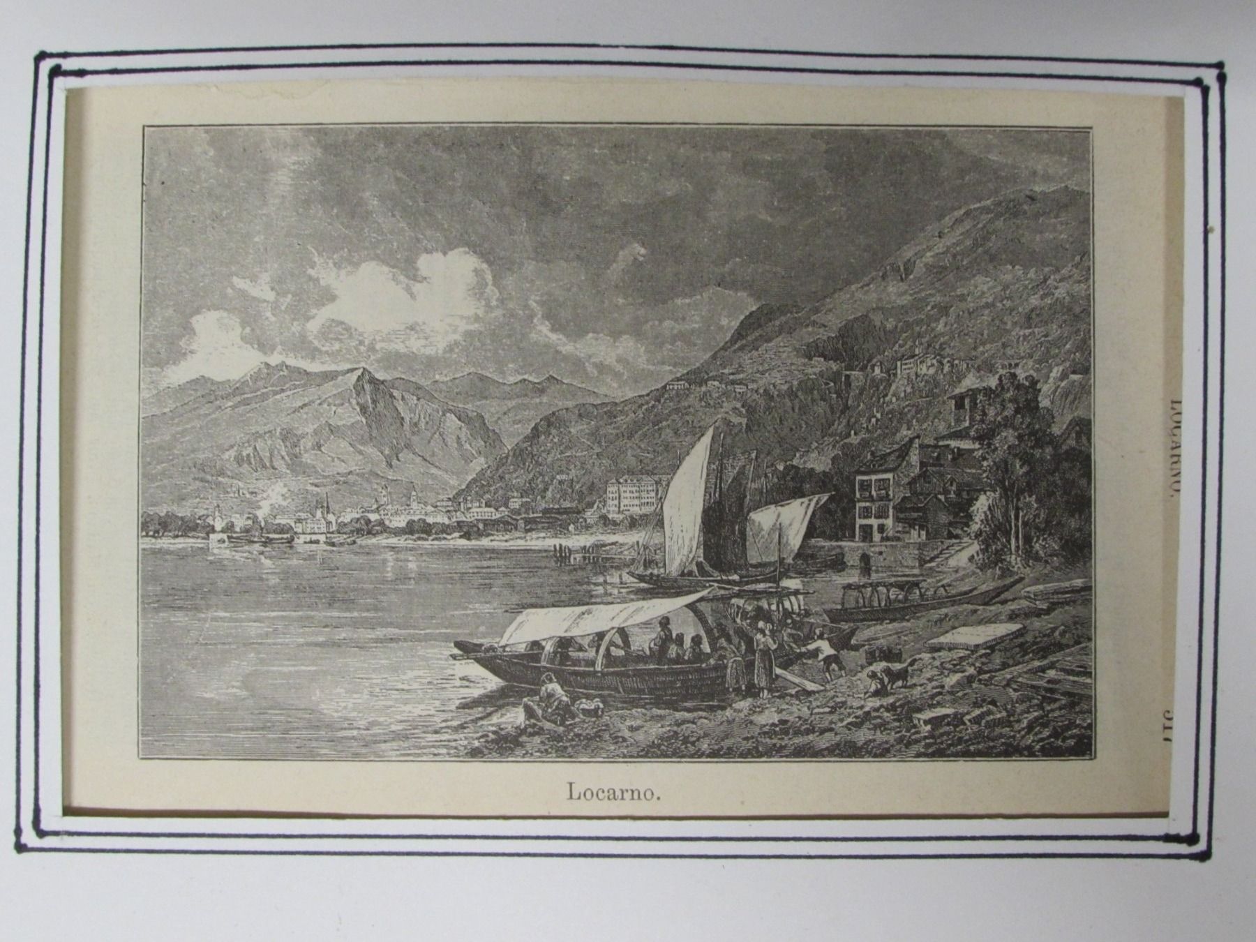 Stiche: Locarno/Lago, 1894 – Gebraucht aus Walchwil von Shells1 5