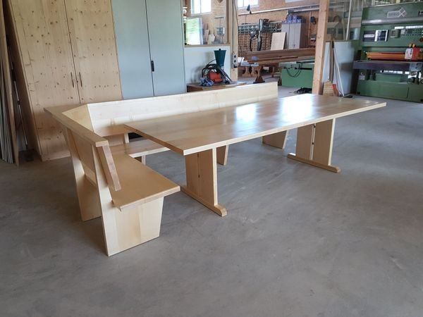 Set di tavolo e panche: Ahorntisch mit Eckbank – Nuovo (secondo la descrizione) da Wuppenau venduto da Holzmann1