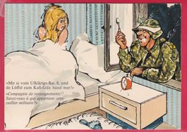HUMOR-MILITÄR,MIR SI VOM UFKLÄRIGS-BAT.8,UND DE LÖFFEL ZUM K