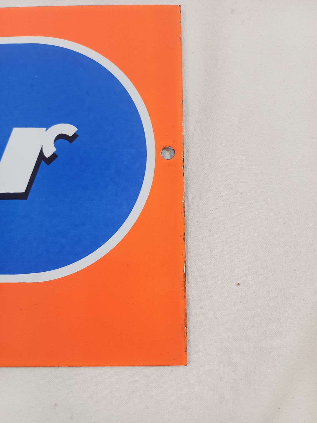 Ecriteaux: Original Agfacolor Emailschild – D'occasion à Luzern par IG_Arbeit 2