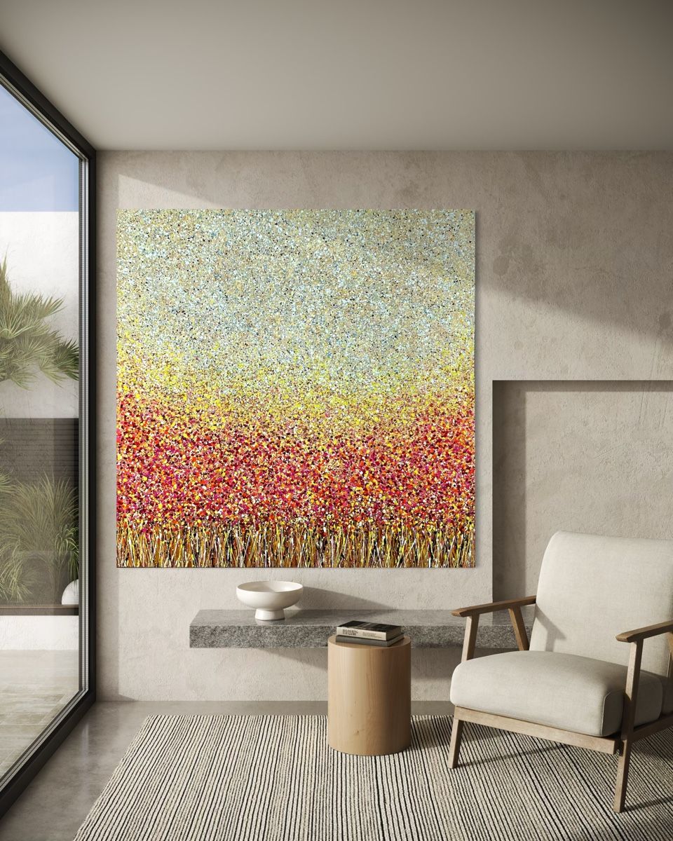 Gemälde: „Primavera" XL Artwork – Neu und originalverpackt aus Uznach von Spillmannkunst43 5