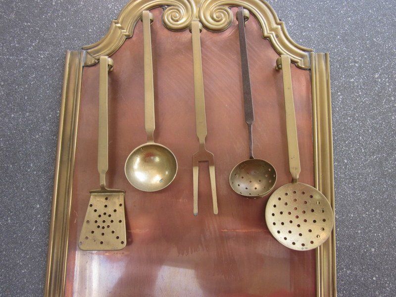 Tutte le decorazioni: Deko Wandboard/Kellenhalter Kupfer und Messing – Usato da Bischofszell venduto da raika 4