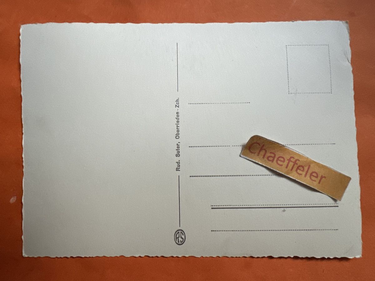 Cartoline postali: 4758 Menzingen – Usato da Zürich venduto da Chaeffeler 1