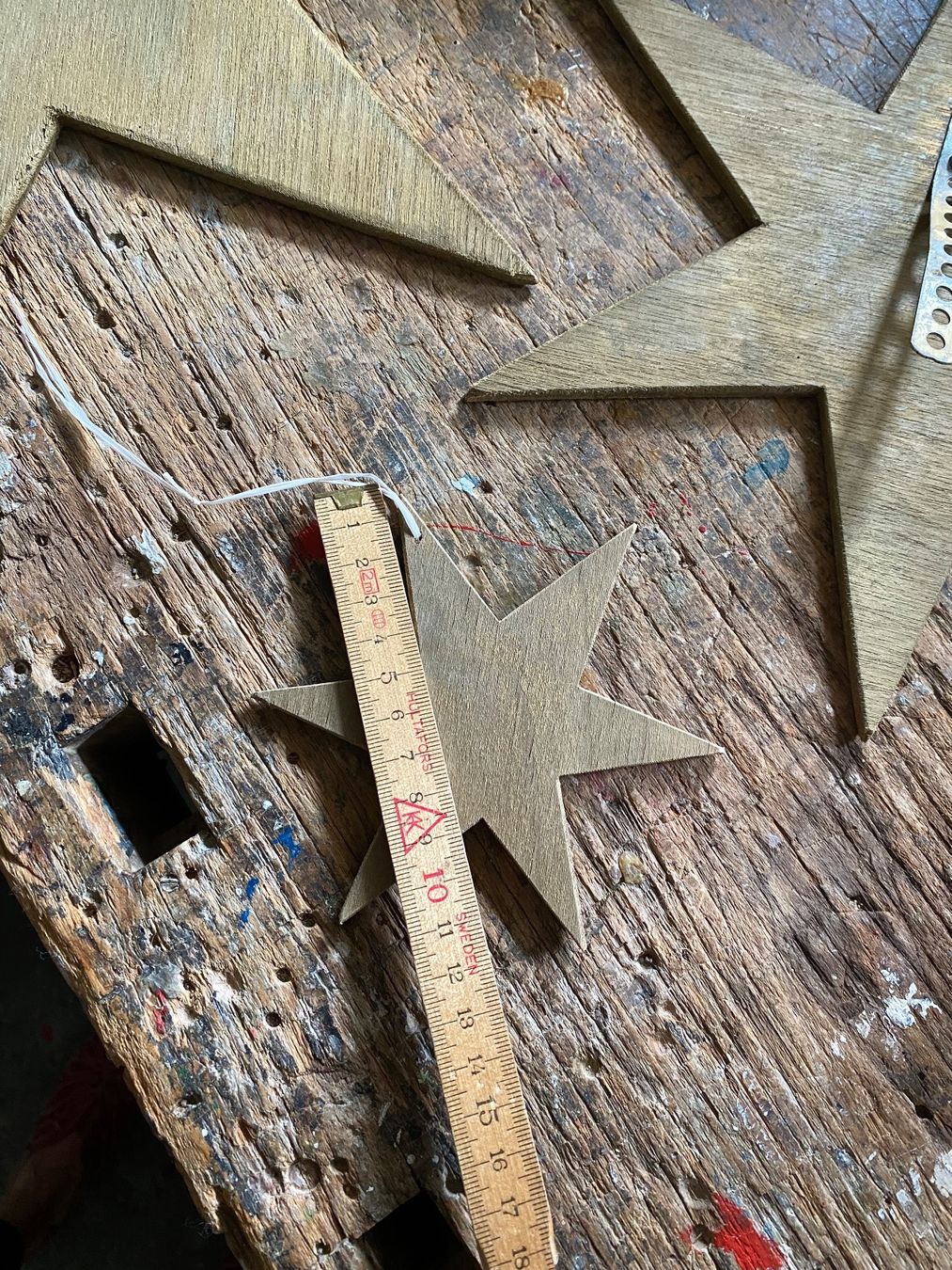 Articoli in legno: Fensterladen deko Holz Sterne – Usato da Langenthal venduto da flower101 8