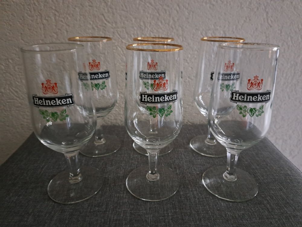 HEINEKEN lot de 6 verre a biere en promo