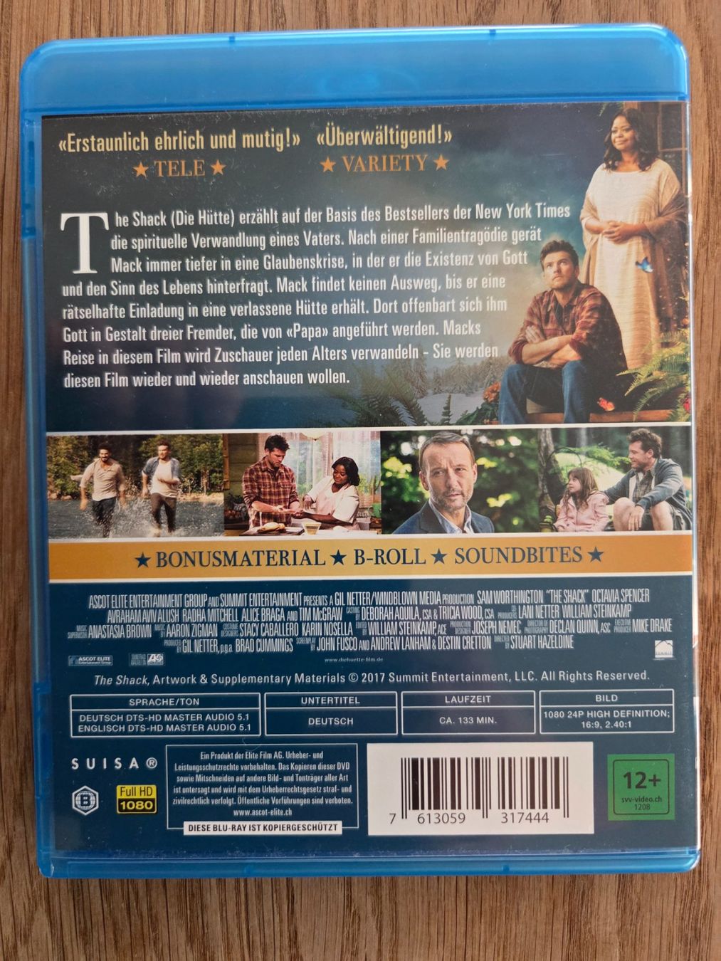 Alle DVDs: Die Hütte - Ein Wochenende mit Gott (BR) – Neu (gemäss Beschreibung) aus Niederhelfenschwil von George27 1