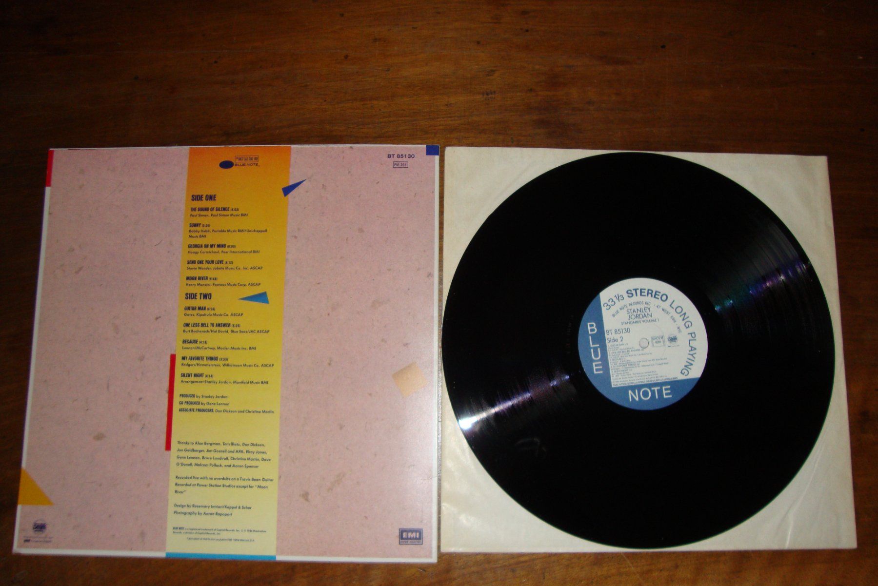 Dischi in vinile: Stanley Jordan - STANDARDS - LP BLUE NOTE 1986 – Usato da Bern venduto da Uli_10_11 1