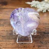 ✲ Amethyst Handschmeichler ✲ 17g /40mm Troststein Palm Stone
