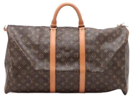 Louis Vuitton Keepall 55 Monogram Braun - top Zustand