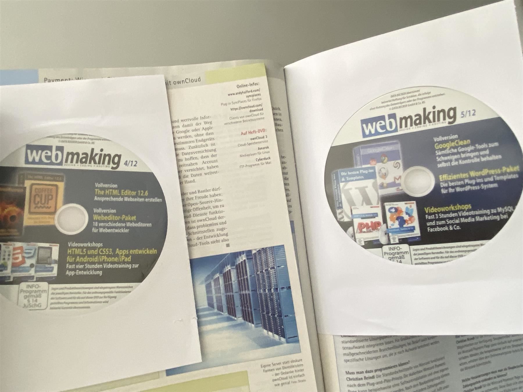 Riviste & Magazine: 8x webmaking Fachmagazine – Usato da Langwiesen venduto da Restposten-24 7