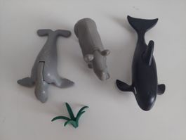 3 Playmobil Tiere (Exoten 2)