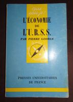 Livre Que sais-je? L'économie de l'URSS