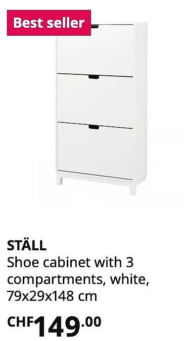 Ikea Scaffali: STÄLL Shoe Cabinet / Schuhgestell – Usato da Zürich venduto da mar_6zxf 1