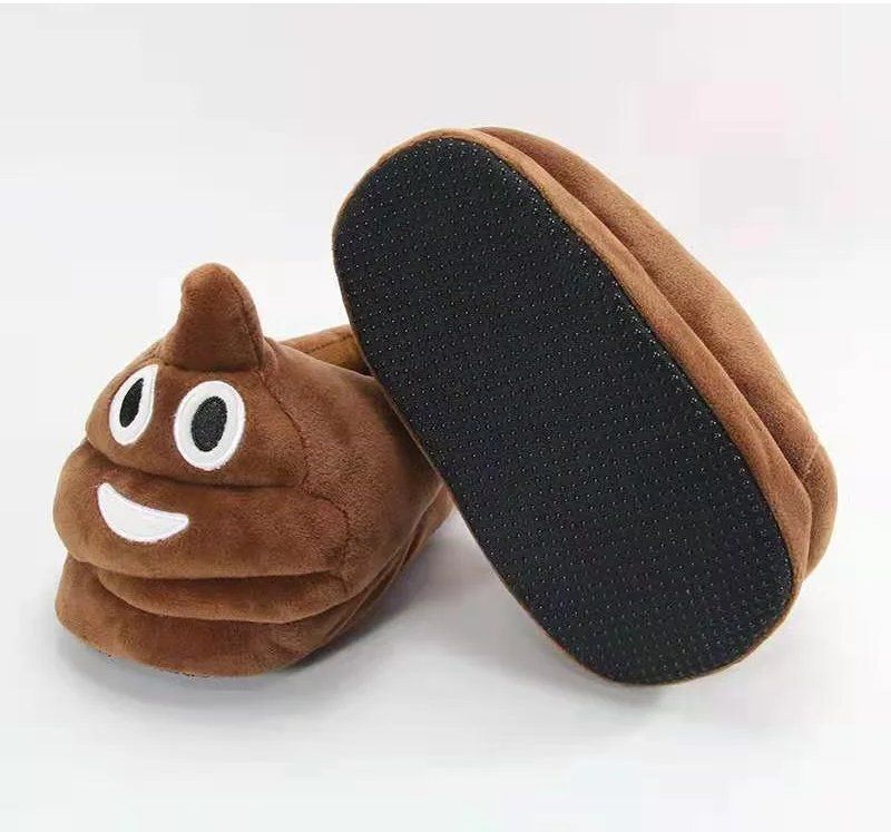 Scarpe da donna: Warme Hausschuhe Kacke - Pantoufles chaudes caca – Nuovo e nell'imballaggio originale da Bremblens venduto da animalopolis 1