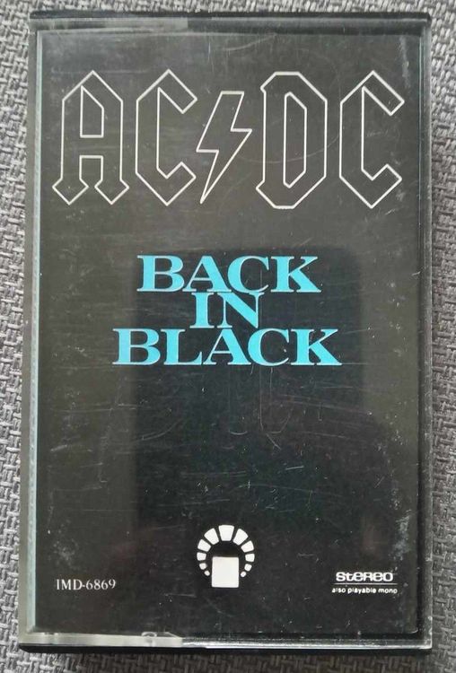 AC/DC – Back In Black / cassette - Saudi Arabia (D'occasion) à Le Locle ...