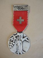 1964 Schützenfest Auszeichnung Medaille Kranz Feldschiessen