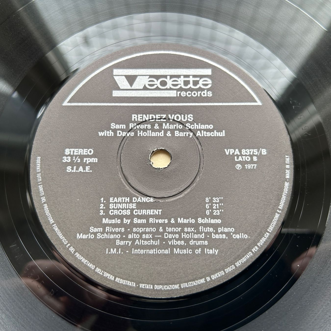 Vinyles: Sam Rivers & Mario Schiano  Rendez-Vous LP – D'occasion à Lausanne par Pask1 3