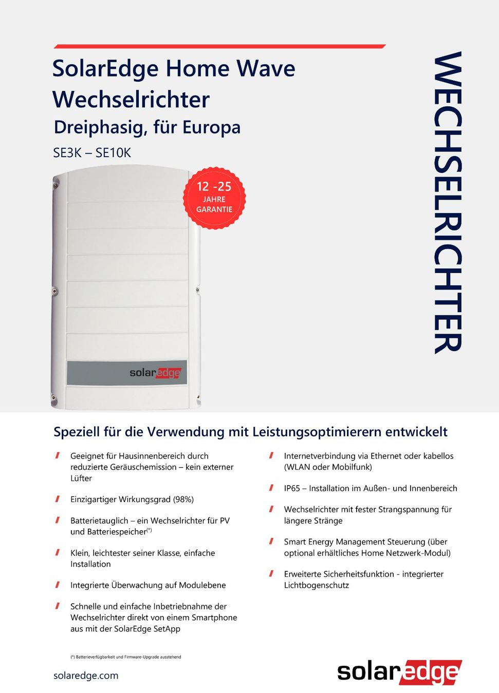SolarEdge Inverter: Wechselrichter SolarEdge SE8K – Usato da Flawil venduto da Franzsohn 3