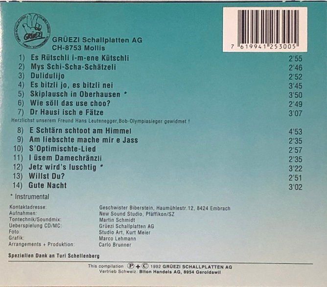 CD: Geschwister Biberstein - Stimmigsvoll – Usato da Grüningen venduto da azulmarron 1