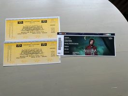 AVANTASIA 3 unbenützte tolle Tickets Pratteln 2019