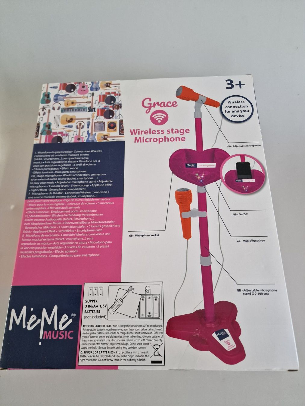 Giocattoli: MeMe Music Grace Mikrofon-Set, Neu – Nuovo e nell'imballaggio originale da Oberuzwil venduto da aseinkaufswelt 1