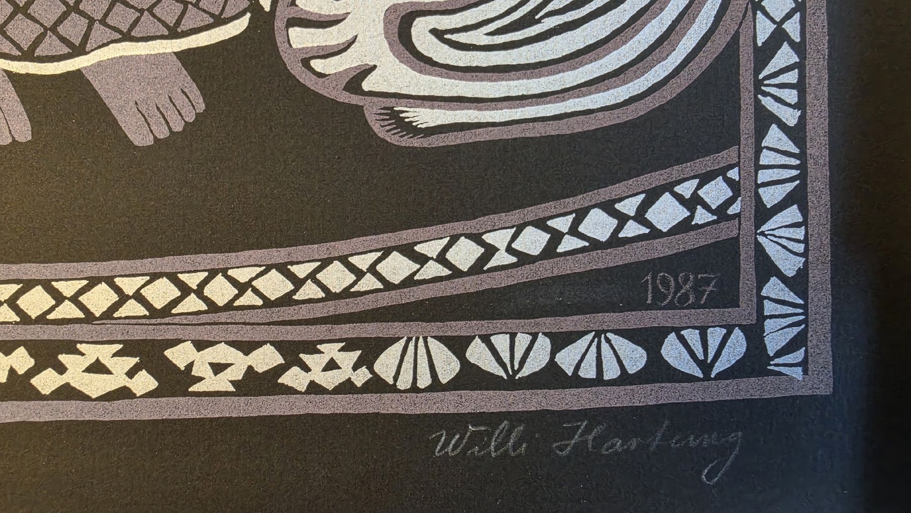 Grafica & Litografie: Willi Hartung  Orig. Farblithografie handsigniert – Usato da Emmenbrücke venduto da Kunstankaufverkauf9 2