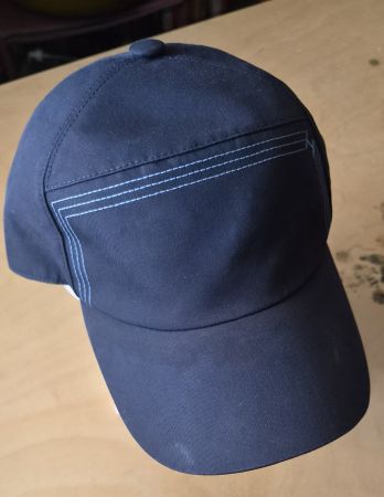 Hermès Néo Jump Stitch Cap Marine Gr. 60 Original
